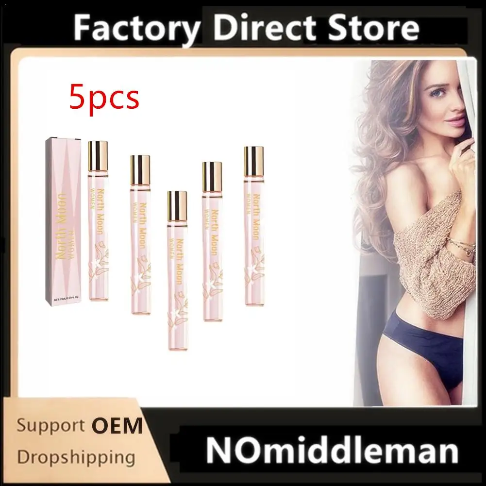 5 pçs 15ml flertando perfume feromônio sexualmente estimulante fragrância óleo fresco luz e fragrância de longa duração produto sexy