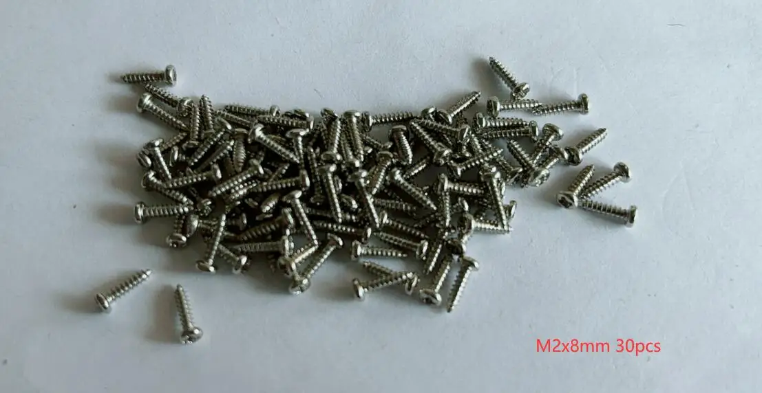 30PCS of High Quality M2 M1.5 Phillips Head Self tapping screws Screw - M1.5x3mm M2X8MM for mini micro RC drone