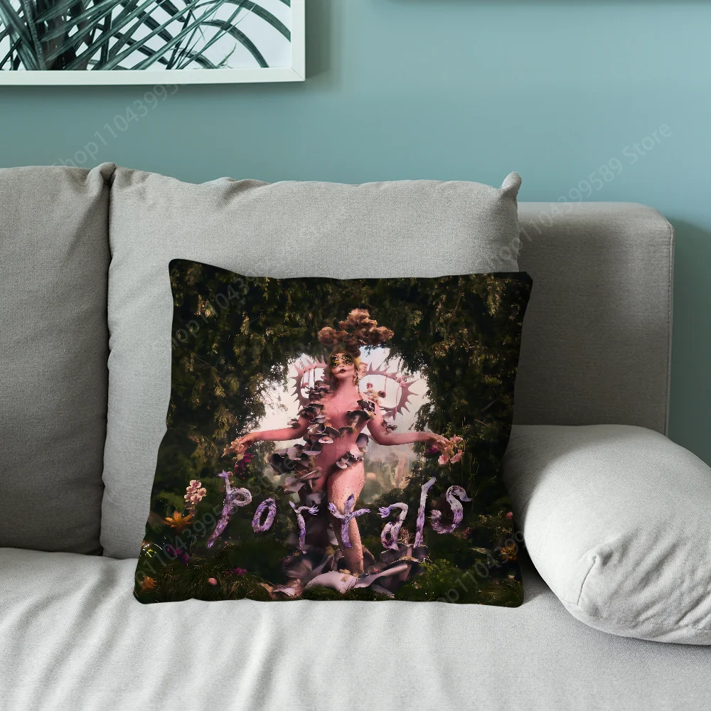 Singer M-Melanie M-Martinez Pillow Case Pillow Case Soft Cushion Cases for Farmhouse Sofa Decor Home Decorations and Protector