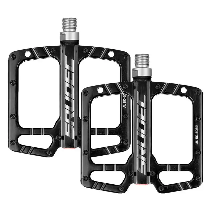 Aluminum Mtb Pedals Road Bike Pedals Non-Slip Lightweight Aluminum Alloy Bicycle Pedals 3 Sealed Bearings Bicycle Platform