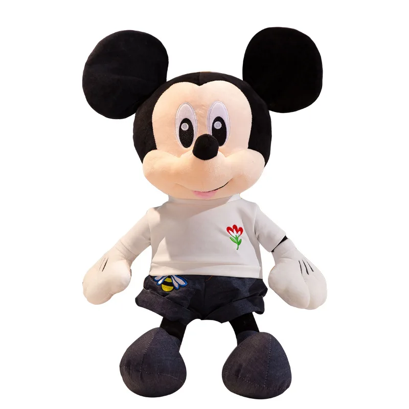 Disney Mickey Mouse Minnie Plush Toys Kawaii Cartoon Soft Stuffted Pillow Sofa Decoration Plushie Dolls Children Birthday Gift