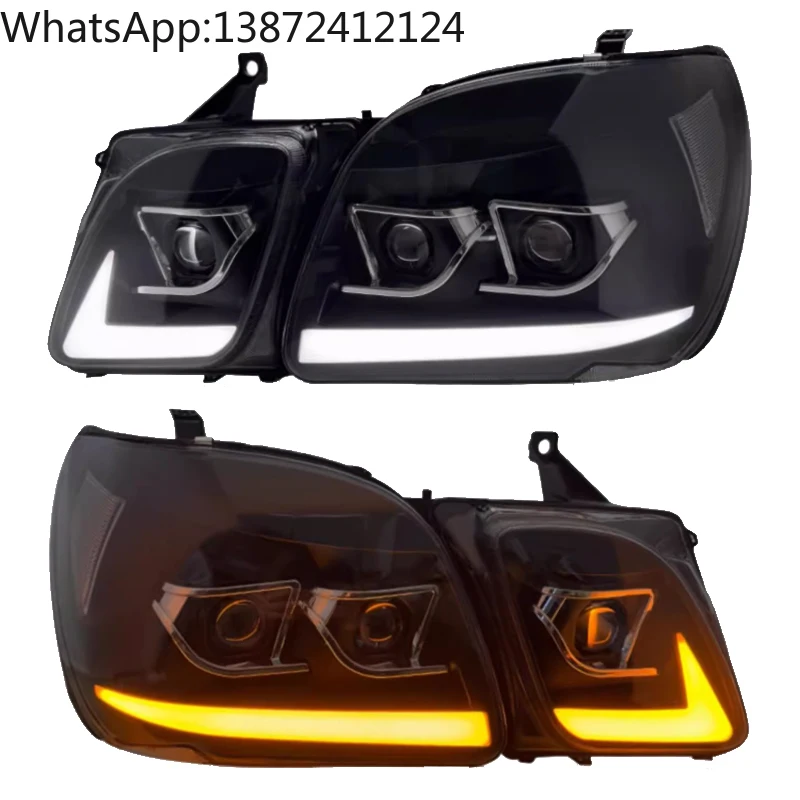 

For Lexus LX470 Headlights 1998 2007 Car Accessories LX 470 Front Light Upgrade LED Projector Head Lamp Light lx 470 Headlight