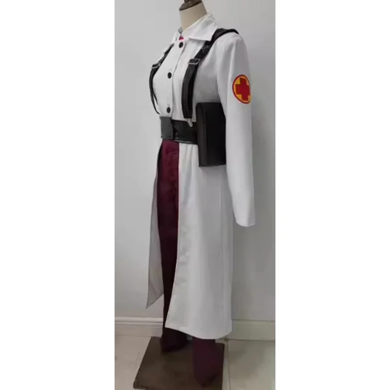 Team Fortress 2 The Medic Dr. Ludwig Uniform Outfit Cosplay Costume Halloween Theme Party