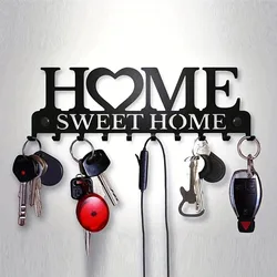 1pcs Wall Mounted Key Holder Made of Metal, Can Be Used To Hang All Kinds of Keys Also Vintage Wall Decoration
