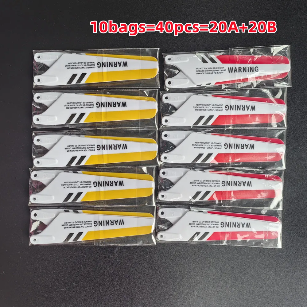 5 renkler SYMA S107 S107C S107G S108G S109G 9CM uzunluk ana bıçakları pervane 3.5CH Mini RC helikopter yedek parçaları aksesuarları