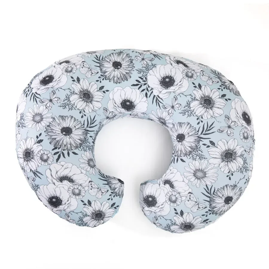 Feeding Pillow for Pregnant Women Multifunctional Soft U-shaped Cover Removable Printed Waist Support Cushion Newborn Pillows