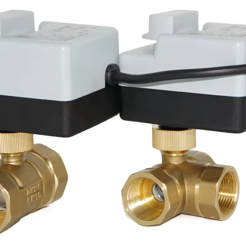 Hand From Integrated Electric Ball Valve 2-tee AC220V Electric Internal Thread Screw Ball Connection Valve DN15-DN50
