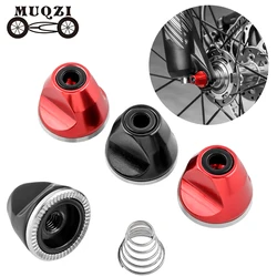 MUQZI Bicycle Quick Release Lever Nut M5 Screw Non-Slip Nut Mountain Bike Quick Release Shaft Nut For Fixed Gear Road Bike