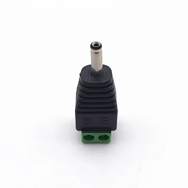 DC Male port 3.5mmx1.35mm Power suppy Connector Plug Jack Socket Barrel Adapter 12V for CCTV Camera LED Strip Supply Terminal t1