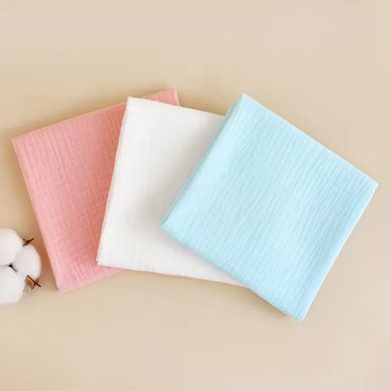 8Pcs/let Soft Cotton Baby Gauze Diaper (Newborn Changing) Washable, Reusable Double Layer Soft Baby Towel Baby Diaper