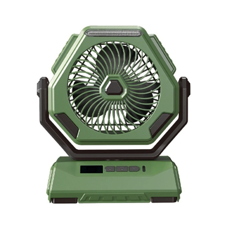 Rechargeable Camping Light With Fan 6000Mah Outdoor Tent Light Portable Lighting For Camping Picnic Travel