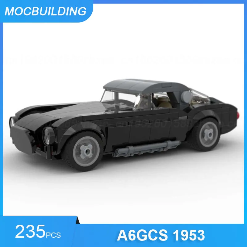 

Строительные блоки MOC A6GCS 1953, супер-автомобиль, строительные блоки, транспортировка, Обучающие креативные рождественские игрушки, подарки, 235 шт.