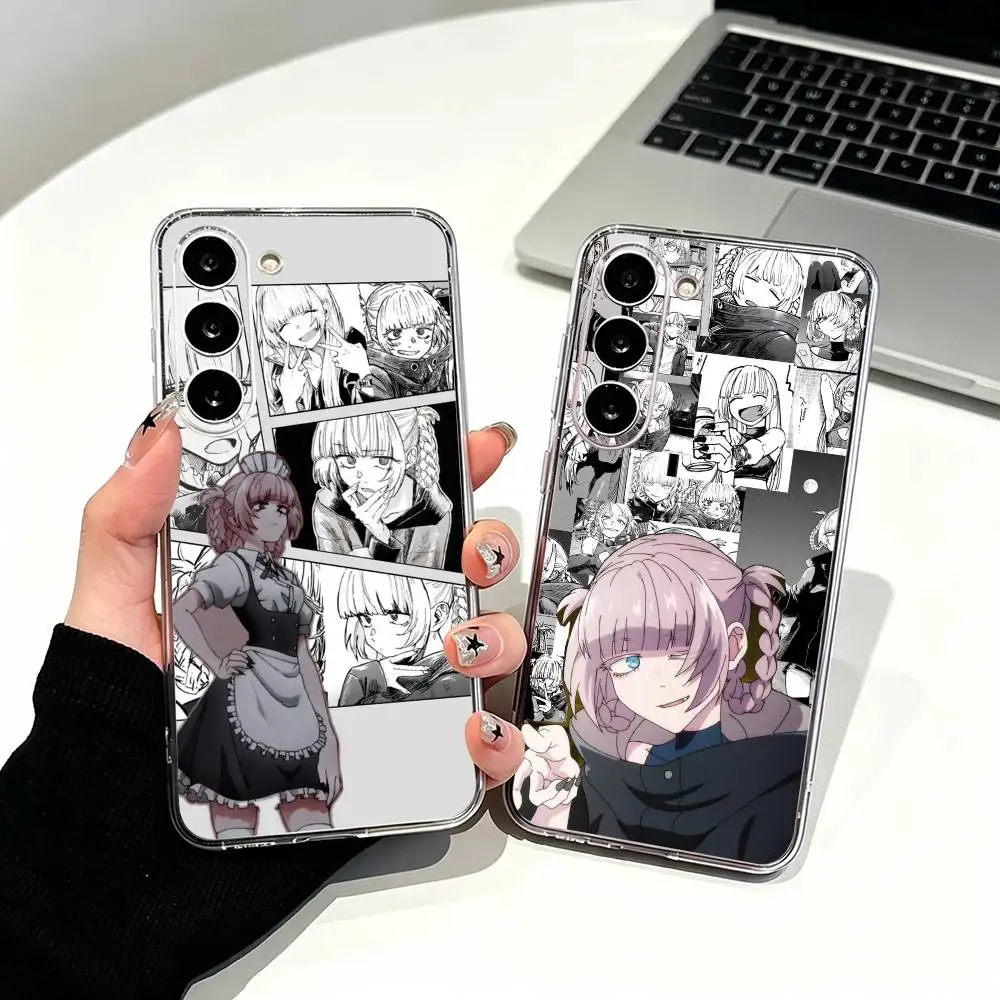 Cool Nazuna Nanakusa Clear Soft Silicone Phone Case for Samsung Galaxy A71, A70, A52, A51, A40, A30