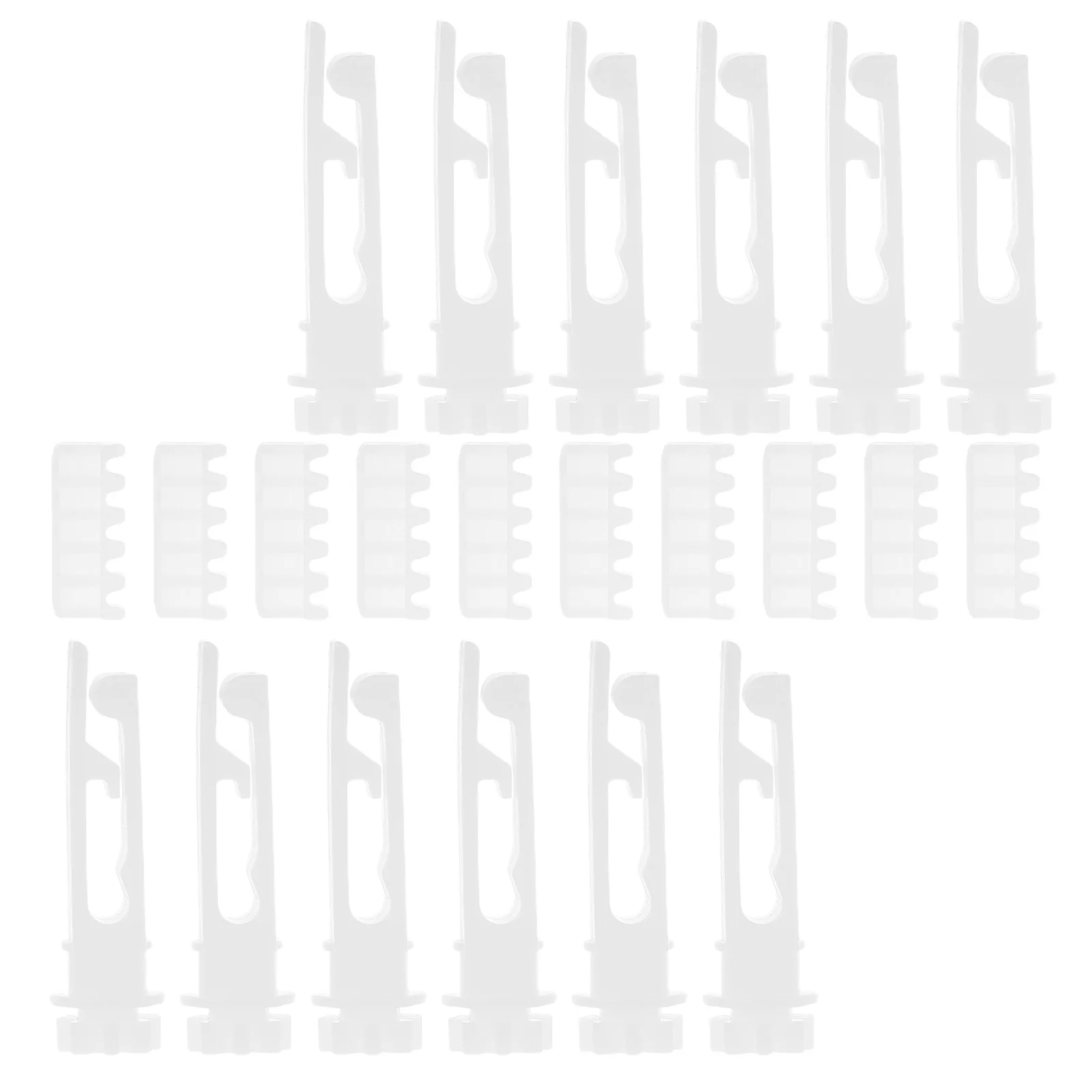 مجموعة واحدة من قطع غيار العمياء العمودية مع السيقان والبكرات لتثبيت الستائر المكسورة، سهلة التركيب، عملية سلسة