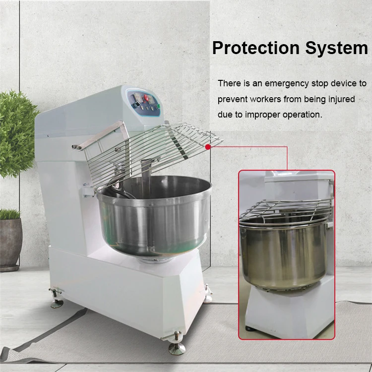 80L Commercial Dough Mixer Industrial Dough Kneading Machine Electric Egg Beater Flour Mixing Machine for Bread Commercial