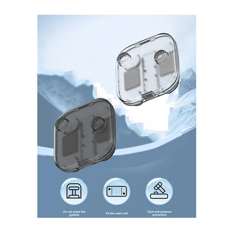 【التصغير الأخير!】حافظة واقية شفافة لجهاز نينتندو سويتش 2، غطاء تخزين شفاف لمقبض وحدة التحكم، صندوق تخزين