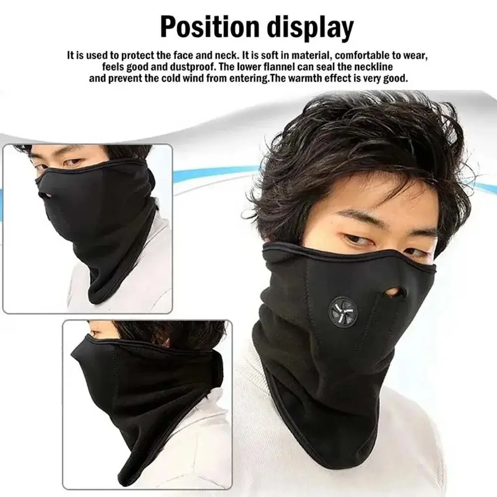 Bicycle Face Mask Headwear Full Mask for Men Women Bike Scarf Mask Neck Wrap Cover Motorcycle Windproof Outdoor Sports Masks