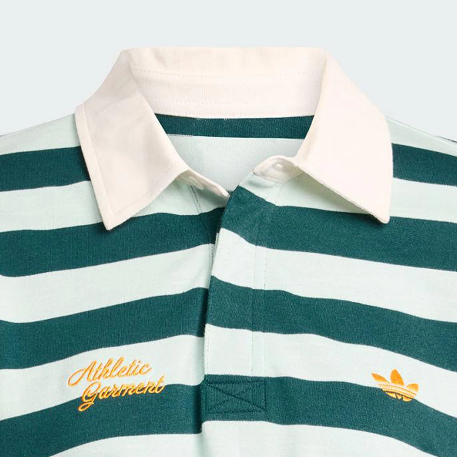 Adidas genuine clover women's pullover striped breathable polo shirt KF2326