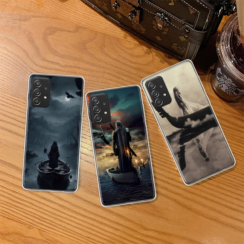 Hell Styx Ferryman Phone Case For Galaxy S23 S20 FE S21 Plus Samsung S24 S22 Ultra TPU Pattern S10 S10E S9 S8 Cover Soft Capa Sh