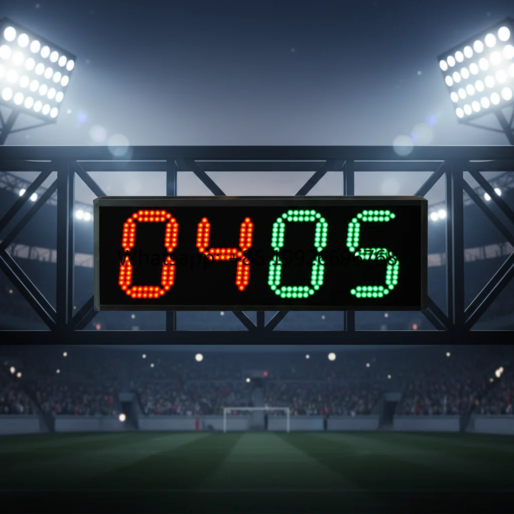 

2026 New CP27 Large LED Super Bright 6 Inch 4 Digits Large Digital Sport Electronic Scoreboard