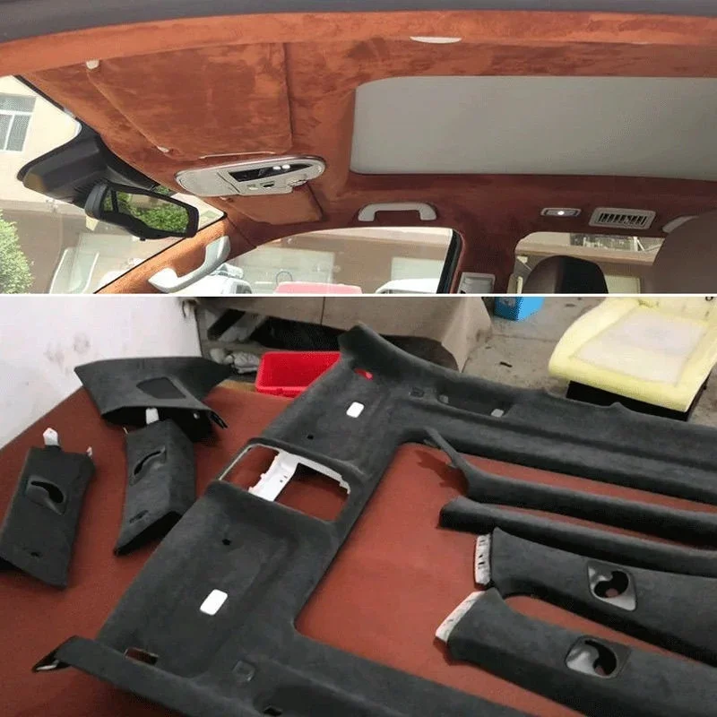 Self-adhesive Auto Headliner Fabric Adhesive Suede for Car Interior Refurbishment Modification Door Panel Workbench DIY Supply