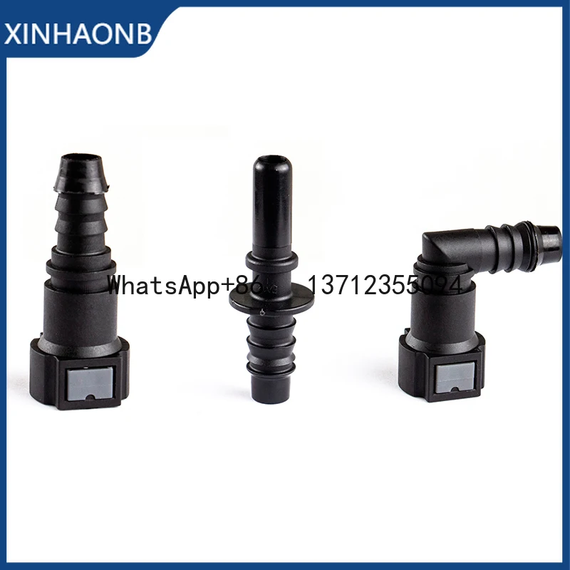 

9.89 ID10 Car Curved Fuel Line Quick Connector Pipe Fit Fuel Quick Connector For Peugeot BMW Benz Hose Connector