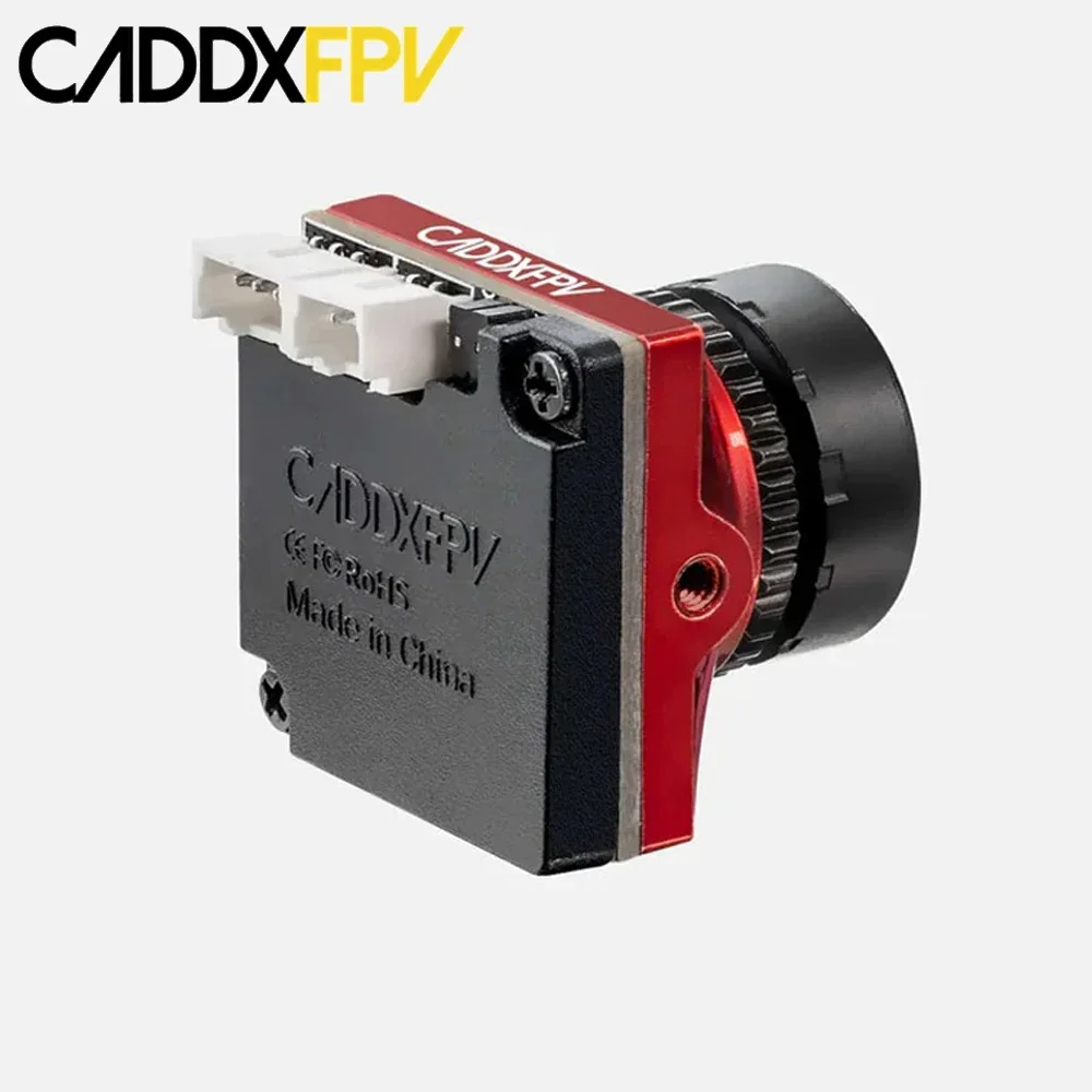 Caddx Ratel 2 4,5-36v 1200tvl 160 °   Fov 2.1mm capteur Starlight Micro caméra Fpv sortie Ntsc & Pal Cvbs pour Drone Rc