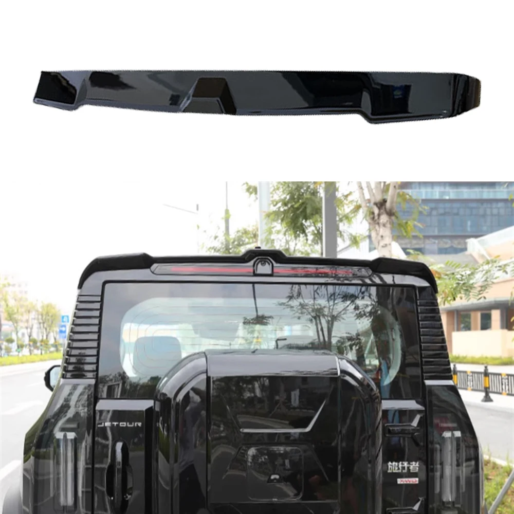 Spoiler do carro da tampa do tronco do telhado traseiro, cauda asas, tuning peças, material ABS, acessórios exteriores, apto para viagens Chery Jetour, T2, 2023, 2024