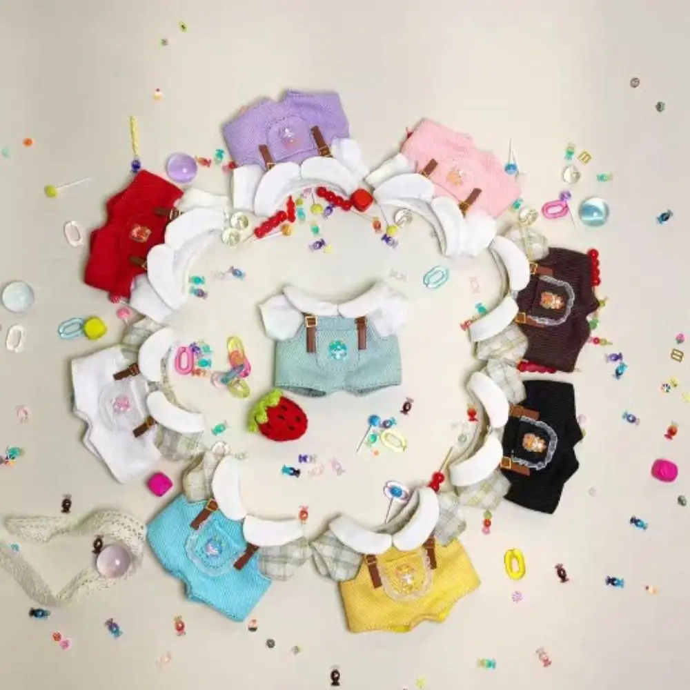 

Высококачественные модные комбинезоны для кукол, аксессуары ручной работы, одежда для кукол, разноцветные брюки для кукол для 10 см, хлопковые куклы