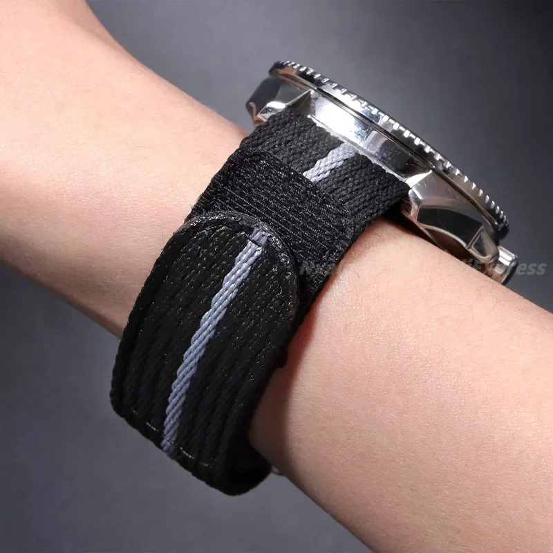 20mm 22mm Nylon Watch Strap for Tudor for Seiko Bracelet Men Women Military Sports Canvas Fabric Watchband Replacement Wristband
