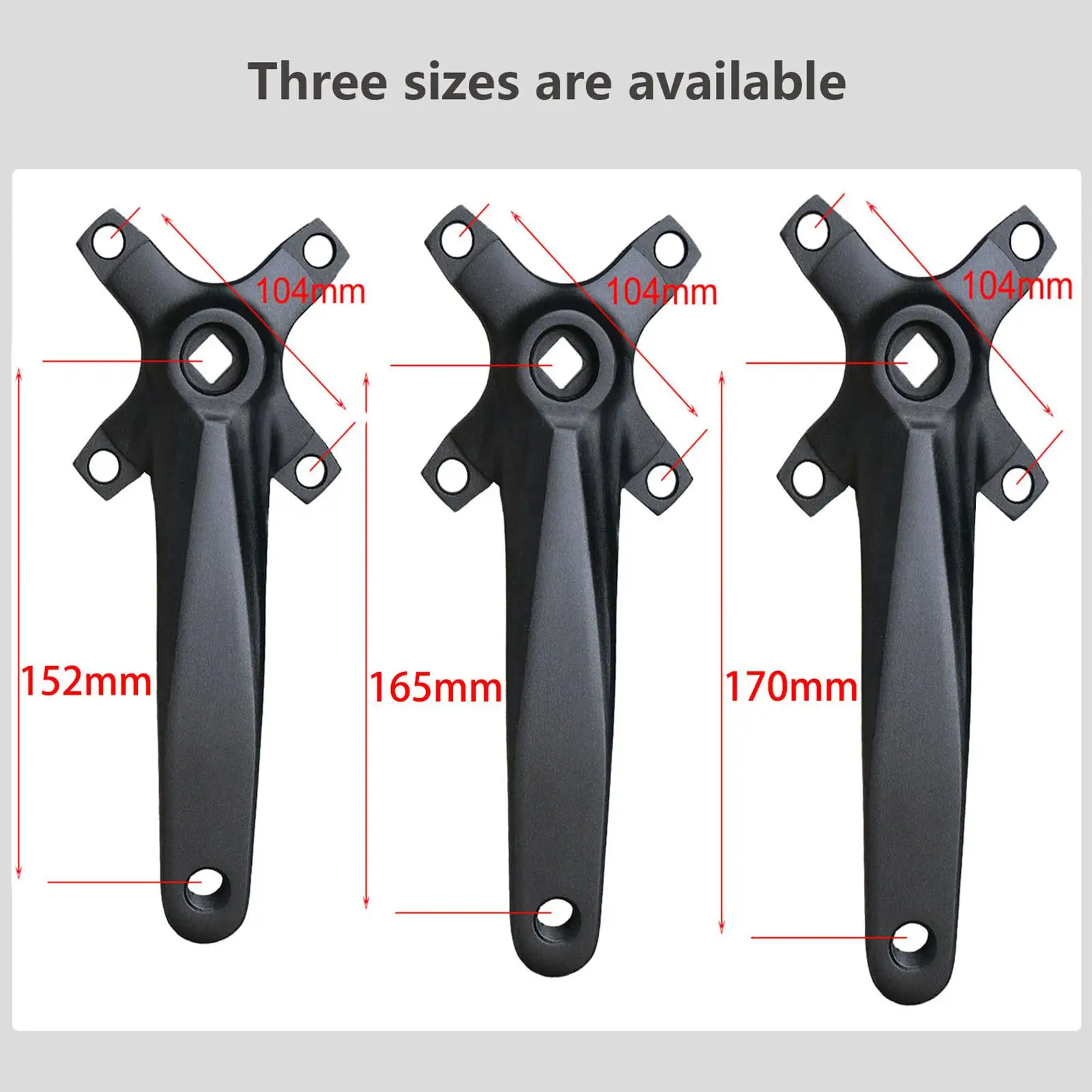 Bike Crankset, Bike Crank Arm Set, Aluminium Alloy Left Right Crank Arm Repair