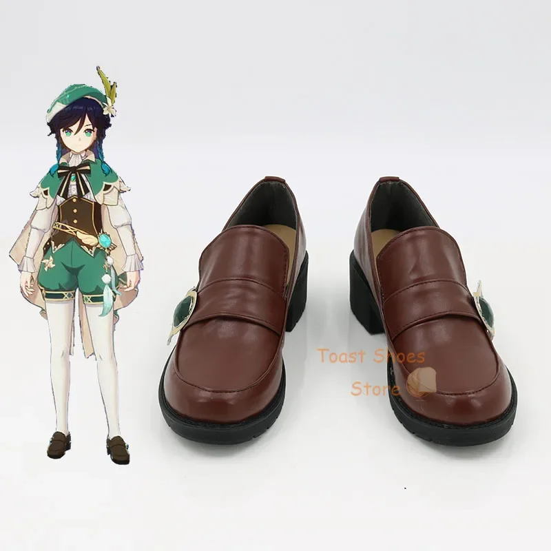 

Игра Косплей Комикс Аниме Игра для Con Хэллоуина Косплей Костюм Опора Genshinimpact Venti Обувь