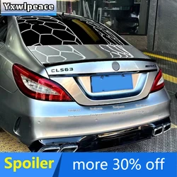 For Mercedes CLS Class W218 2011 2012 2013 2014 2015 2016 ABS Plastic AMG Style Rear Trunk Lip Spoiler Body Kit Accessories