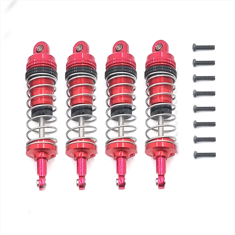 Wltoys 144001 144002 144010 124007 124008 124016 124017 124018 124019 4pcs Metal Shock Absorber RC Car Upgrades Part