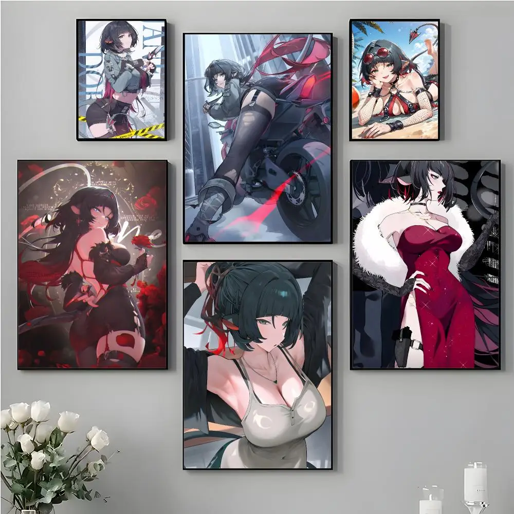 Game character Zenless Zone Zero Jane Doe Poster Elegant Home Artwork Collection & Trendy Interior Decor