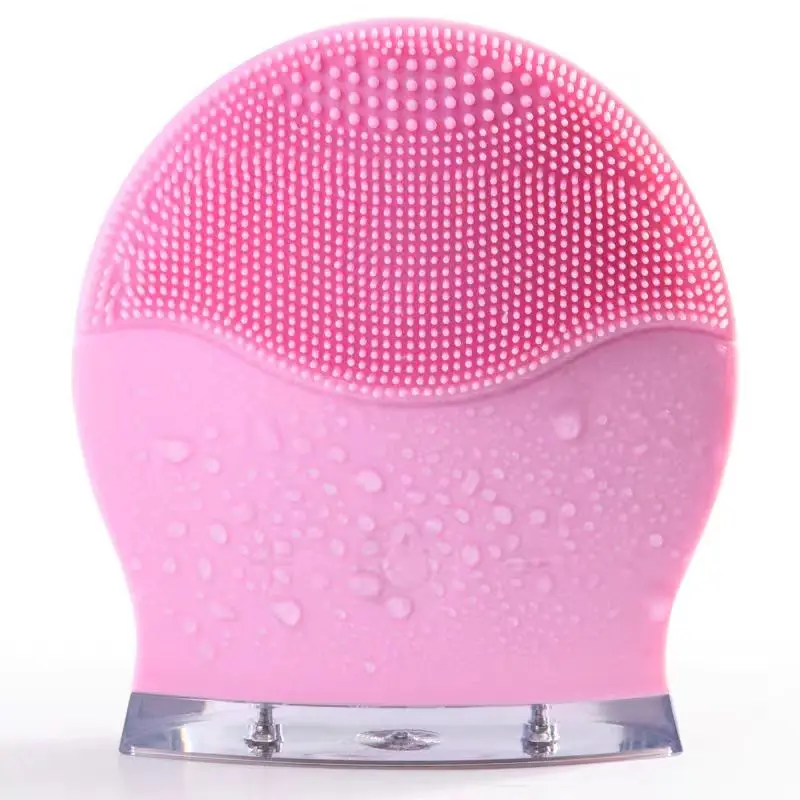 클렌징 디바이스 도구, 스킨 케어 페이셜 클리닝 브러시 마사지 세탁기 실리콘 방수 페이셜
