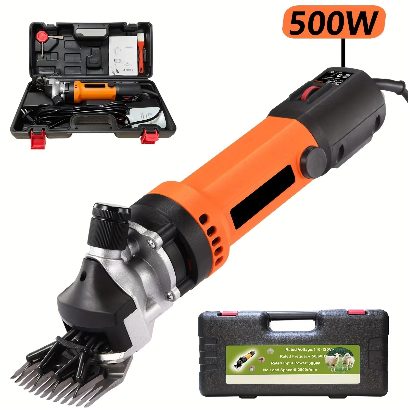 

Электрическая машинка для стрижки овец ST001D, 6-скоростная, усиленная, для овец, коз, альпак, крупного рогатого скота, для ухода за животными