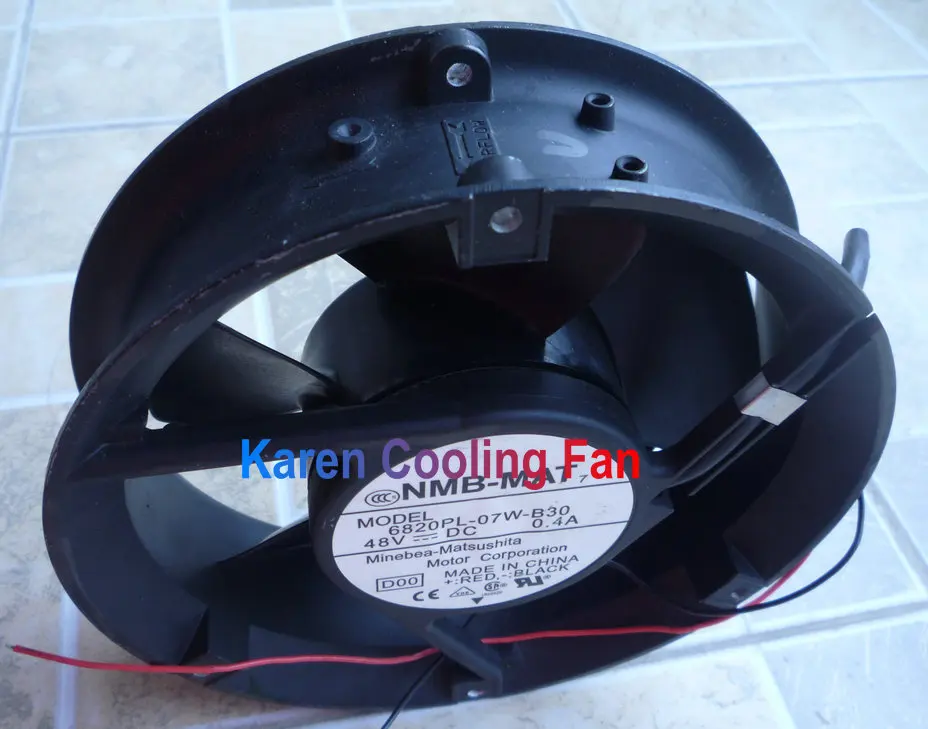 17CM 6820PL-07W-B30 17250 48v 0.4a 2wire Cooling fan