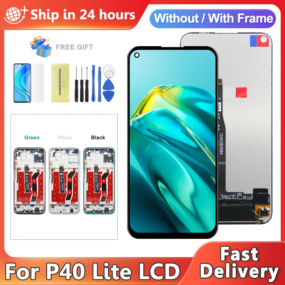 AMOLED For Huawei P40 Lite nova 7i 5i LCD Display Touch Screen Digitizer Assembly nova 6SE JNY-L21A JNY-L01A JNY-L21B DIsplay