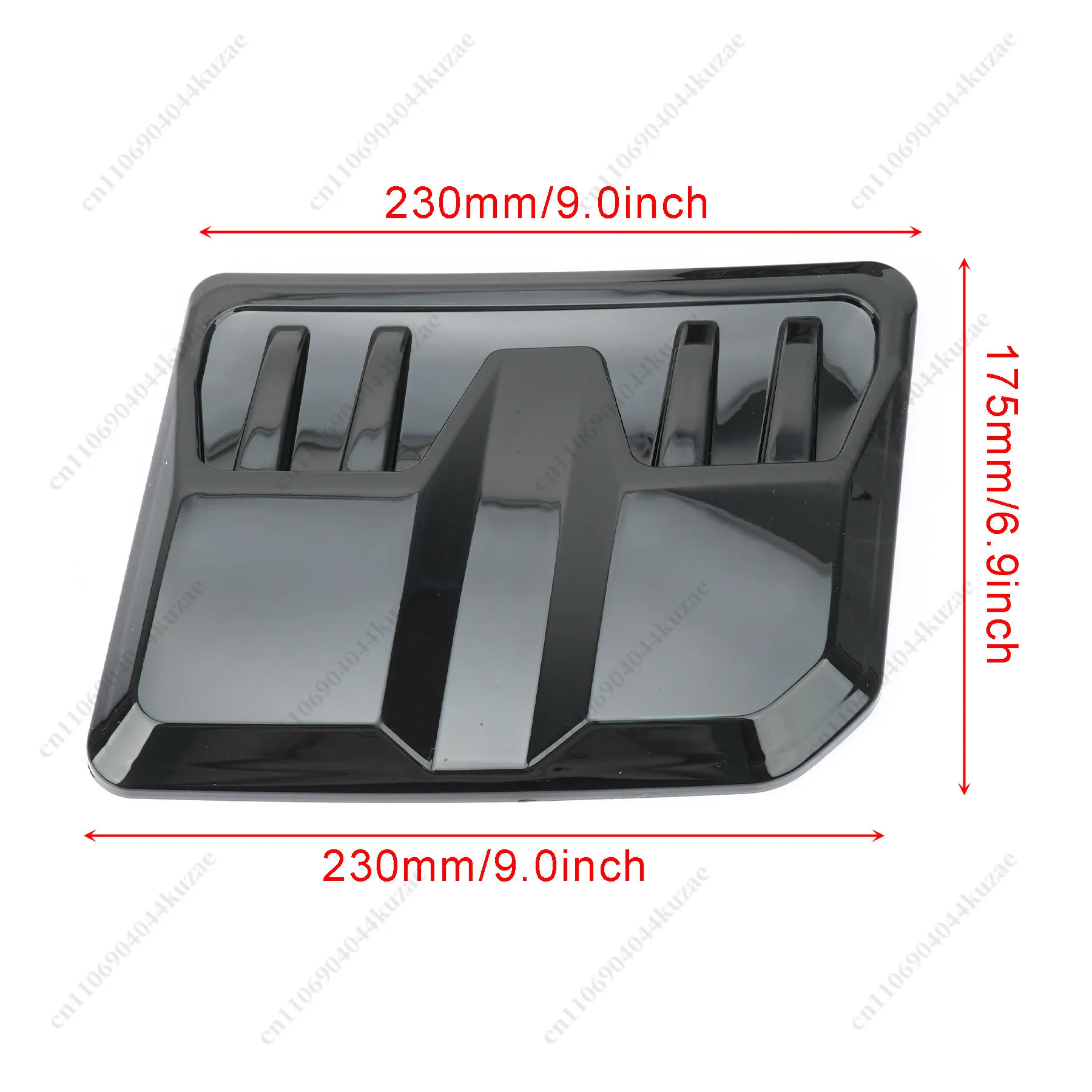 Car Modification ABS Hood Air Inlet Vent Grille, Decorative Cover