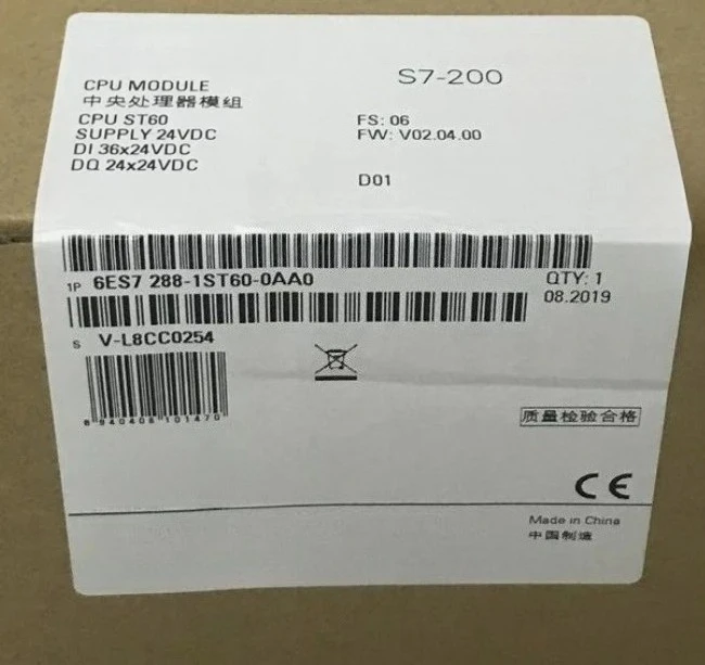 

Brand New Original 6ES7288-1ST60-0AA0 6ES72881ST600AA0 PLC Controller S7200 Series Fast Delivery
