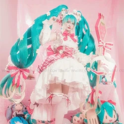 Anime Strawberry Mikuo 15th Anniversary Cosplay Costume Mikuo Wig Lovely Lolita Dress Women Halloween Uniform Party Fancy Dress