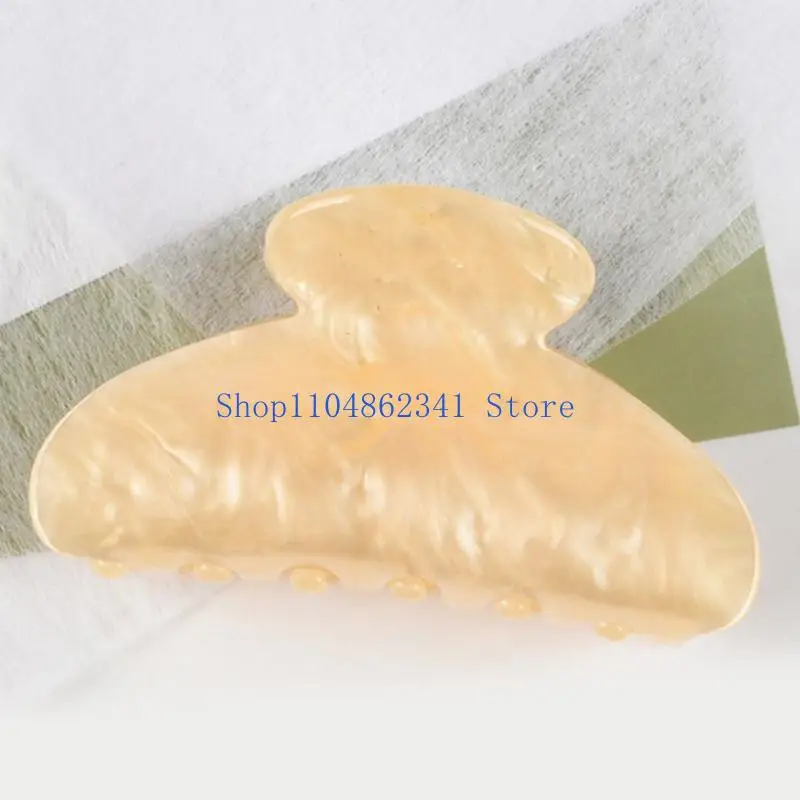 5asd Nacreous Wide Hair Clip Kẹp Claw Clip Tóc Barrettes Delicate lớn Công cụ tạo kiểu tóc đầu
