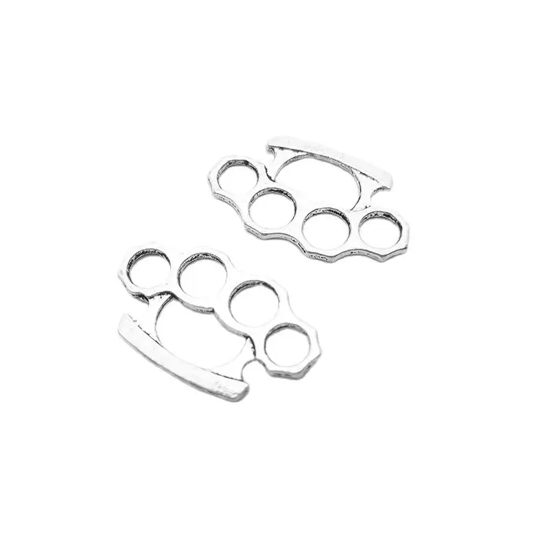 20 Pieces/lot Brass Knuckles Charms Pendants for Jewelry Making Necklaces Keychains Earrings DIY Handmade Accessories Wholesale