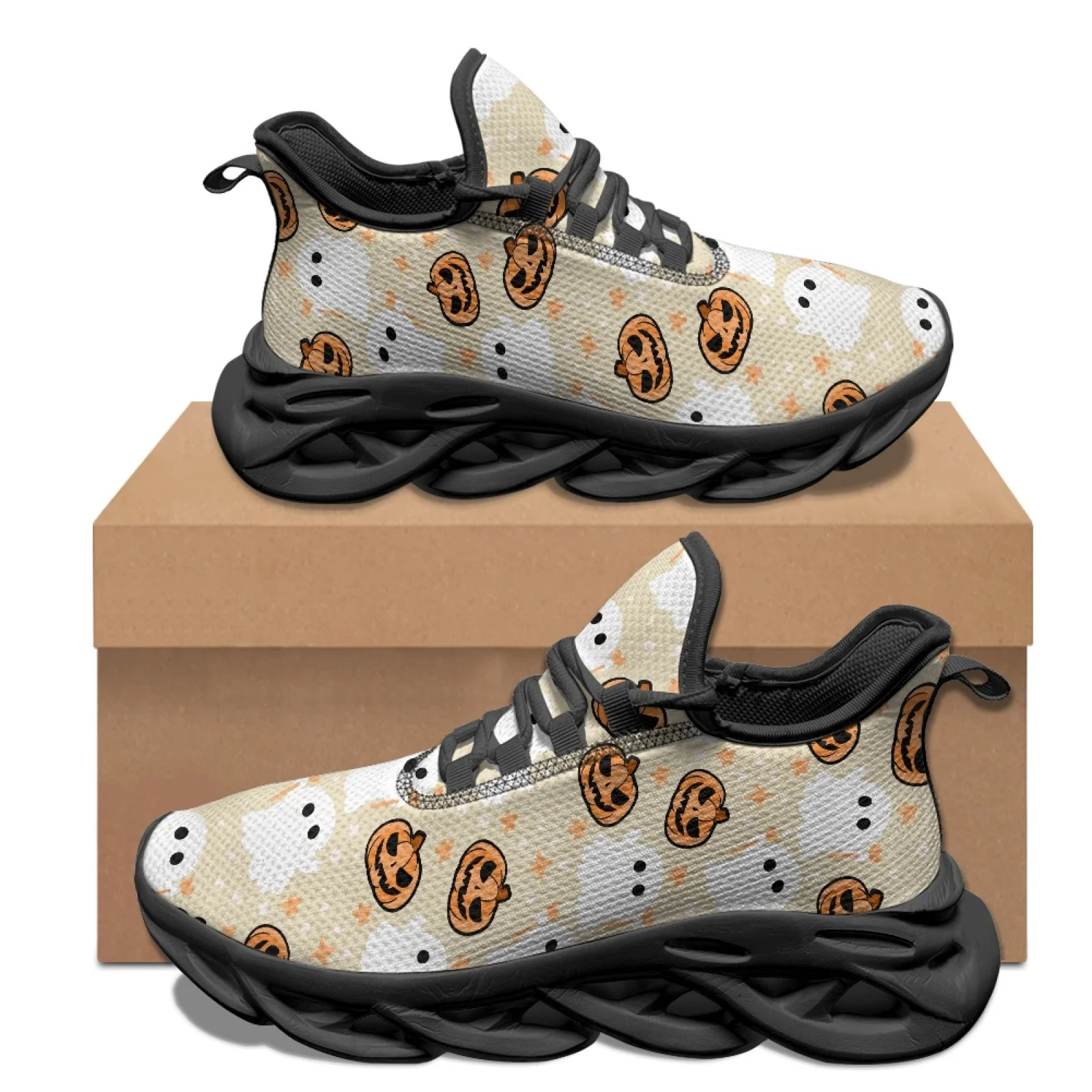 PENSTROLL PENSTROLL Spooky Jack Ghost Running Tennis Shoes Fashion Sneakers for Men Lace-Up Fashion 2026 All Season