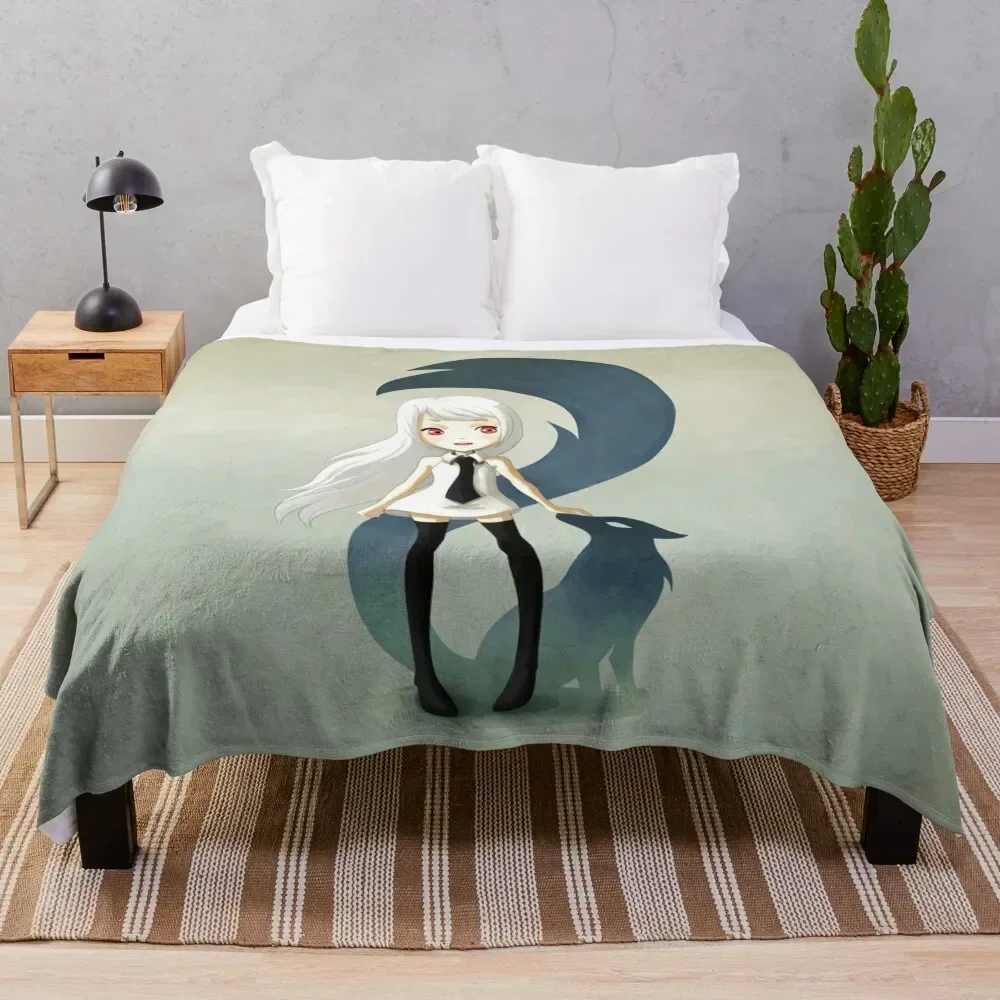 

Fox Daemon Throw Blanket Air Conditioner Soft Blanket for Office Home