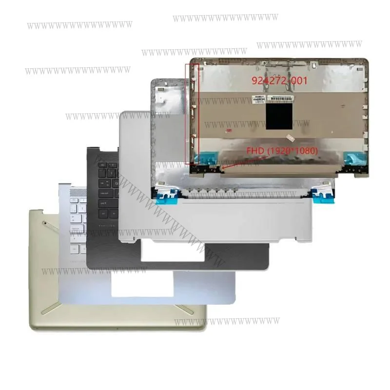 Hd adequado para pavilion x360 14-ba TPN-W125 14m-ba capa traseira da tela lcd do portátil, moldura da tela, capa inferior do descanso da palma da mão, teclado