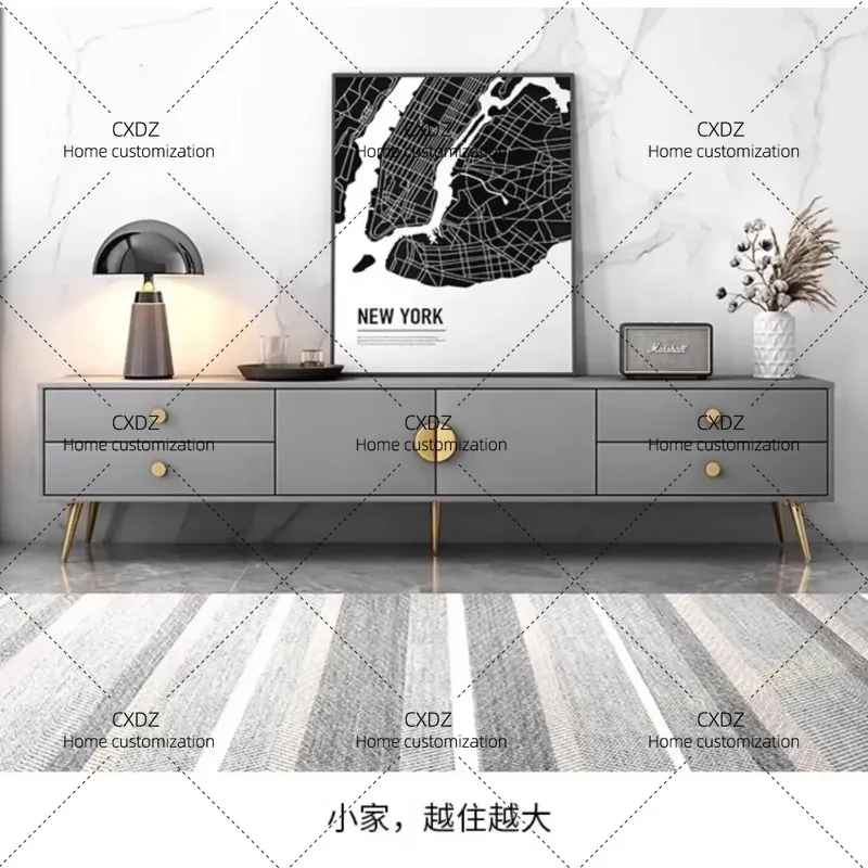 XX living room tv stand supports storage entertainment center luxury modern panel holder tv table television meuble Home furnitu