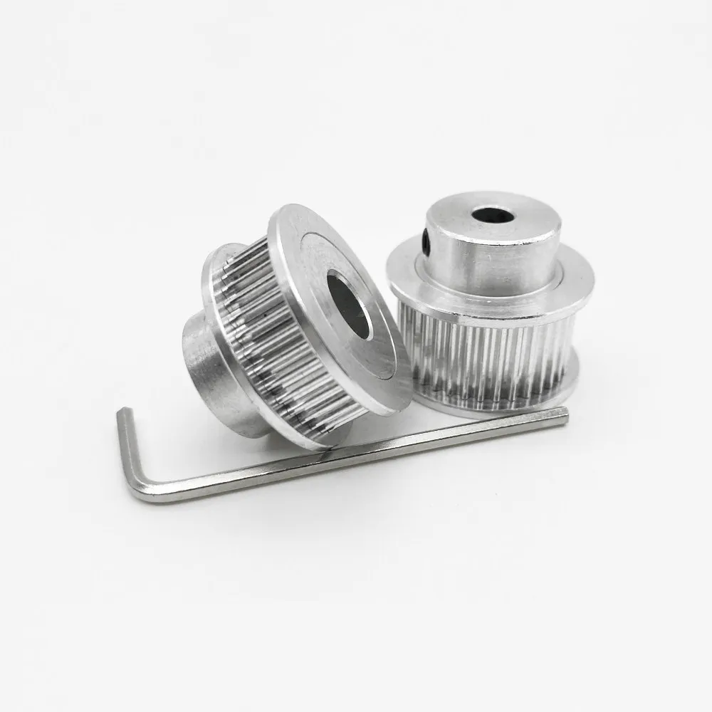 ComPOS GT2 Timing Belt Pulley 40 Teeth/36 Teeth,6mm Bore, for Timing Belt - Ideal for 3D Printers, CNC Machines, Robotics