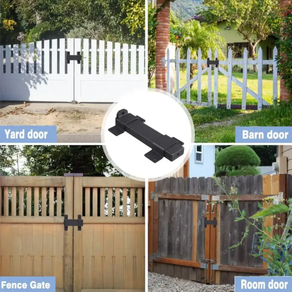 

Heavy Duty Sliding Door Lock Padlock Hole Adjustable Gate Lock Corrosion Resistant Lock Set Door Lock Mechanism Fence Gates